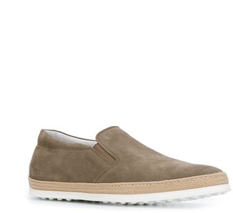 Tod's Slip-On Suede Loafers