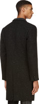 Thumbnail for your product : Ann Demeulemeester Black Contrast Lapel Tweed Coat