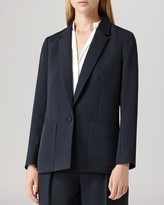 Thumbnail for your product : Reiss Jacket - Cyan Textured Boyfriend