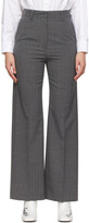 Thumbnail for your product : MM6 MAISON MARGIELA Grey Pinstripe Trousers