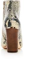 Thumbnail for your product : Pour La Victoire Women's Rickie Snake Embossed Leather High Heel Booties