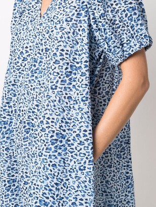 Baum und Pferdgarten Leopard-Print Midi Dress