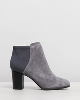 Thumbnail for your product : Vionic Women's Grey Heeled Boots - Whitney Ankle Boots - Size One Size, 9 at The Iconic