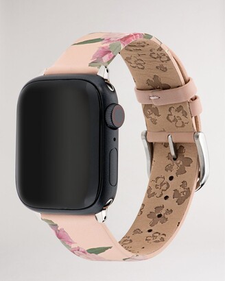 Ted Baker Melley Floral Leather Apple Watch Strap - ShopStyle