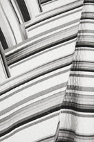 Thumbnail for your product : Peter Pilotto MK printed textured cotton-blend skirt