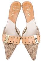 Thumbnail for your product : Christian Dior Diorissimo Pointed-Toe Mules