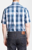 Thumbnail for your product : Nordstrom SmartcareTM Wrinkle Free Regular Fit Check Short Sleeve Sport Shirt