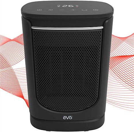 evo Oscillating Ceramic Heater with Digital Display