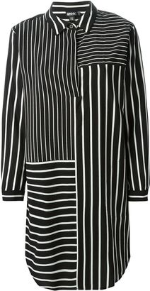 DKNY striped shirt dress