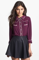 Thumbnail for your product : Mimichica Mimi Chica Western Shirt (Juniors)
