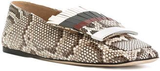 Sergio Rossi fringed loafers