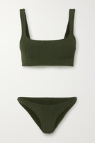 Thumbnail for your product : Hunza G Xandra Nile Ribbed Seersucker Bikini