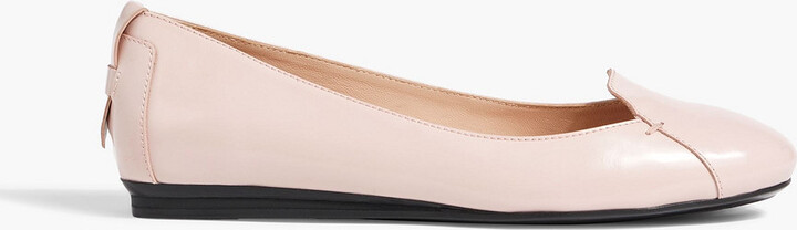 Tod's Glossed-leather ballet flats