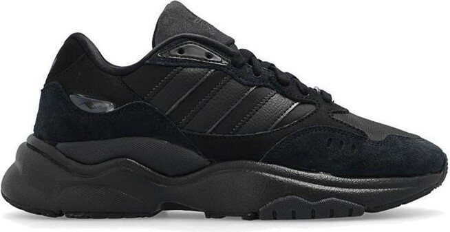 adidas Women's Black Leather Sneakers & Athletic Shoes on Sale | ShopStyle