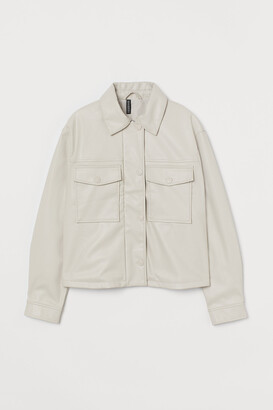 Beige Leather Jackets For Women Shop The World S Largest Collection Of Fashion Shopstyle Canada