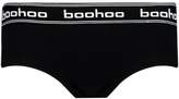 Thumbnail for your product : boohoo Alexis Black Boy Short