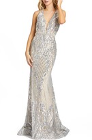 Thumbnail for your product : Mac Duggal Sequin Trumpet Gown