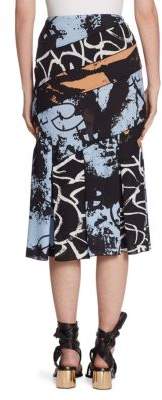 Proenza Schouler Silk Midi Skirt