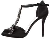 Thumbnail for your product : Stuart Weitzman Embellished T-Strap Sandals w/ Tags