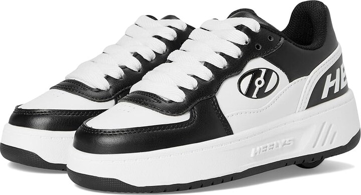 Heelys Rezerve Low (Little Kid/Big Kid) Kids Shoes Black/White : 1 Little Kid M