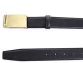 Thumbnail for your product : Dolce & Gabbana Logo Plaque Leather Belt