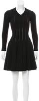 Thumbnail for your product : Alaia Wool Fit and Flare Dress