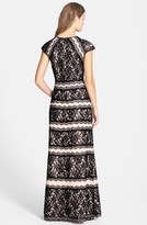 Thumbnail for your product : Tadashi Shoji Lace Embellished Neoprene Gown