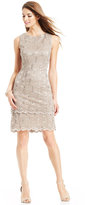 Thumbnail for your product : Alex Evenings Sequin Lace Tiered Sheath