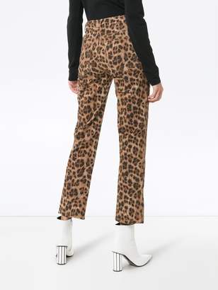 Miaou Junior Leopard Print Slim Trousers