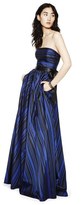 Thumbnail for your product : Adrianna Papell Metallic Stripe Gown