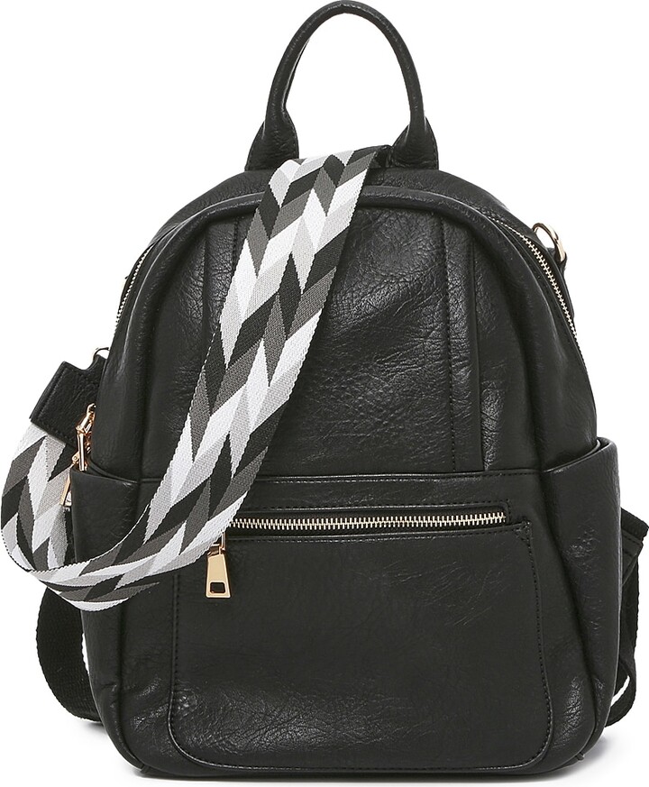 Crown Vintage Classic Convertible Backpack | Women's | Black | Size One Size | Handbags | Backpack