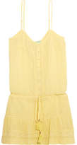 Thumbnail for your product : Melissa Odabash Karen Lace-trimmed Cotton Mini Dress