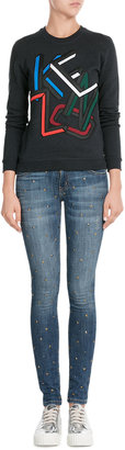 Current/Elliott Studded Skinny Jeans