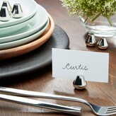 Thumbnail for your product : Crate & Barrel Silver Place Card Holders, Set of 6