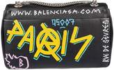 Thumbnail for your product : Balenciaga Graffiti Print Shoulder Bag