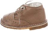 Thumbnail for your product : Bonpoint Boys' Perforated Leather Booties