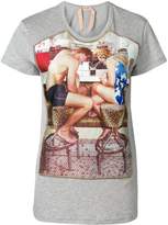 Thumbnail for your product : No.21 embellished photo-motif t-shirt