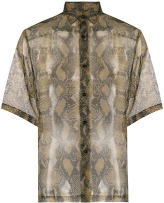 snakeskin foams shirt