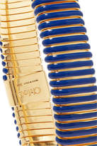 Thumbnail for your product : Chloé Gold-tone Resin Bracelet - Blue