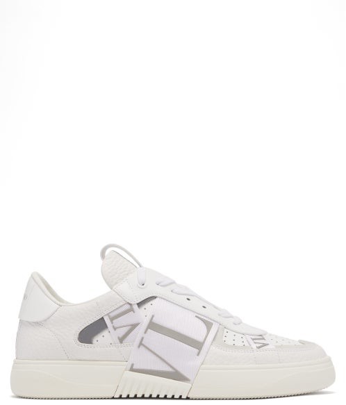 valentino leather trainers
