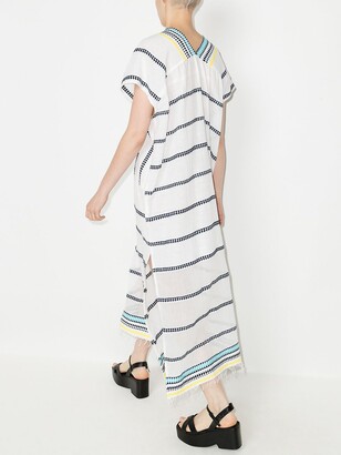 Lemlem Kediri stripe-pattern kaftan dress