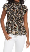 Thumbnail for your product : Gibson Smocked Peplum Blouse