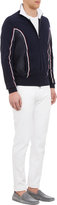 Thumbnail for your product : Michael Bastian Openwork-Knit Panel Cardigan