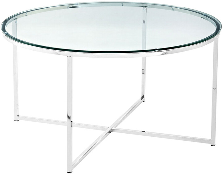 Glass Chrome Coffee Table The, Statements By J Pia Chrome Coffee Table