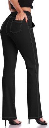 DAYOUNG Dress Yoga Pants for Women Tummy Control Business Casual