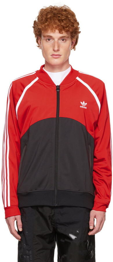 Red And Black Adidas Jacket | Shop the world's largest collection of  fashion | ShopStyle