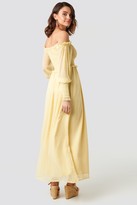 Thumbnail for your product : NA-KD Off Shoulder Smock Chiffon Dress