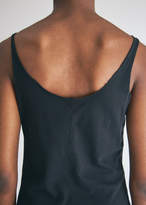 Thumbnail for your product : Raquel Allegra Women's Layering Tank Dress in Black, Size 2 | 100% Cotton