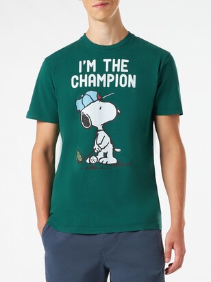 vendor-unknown Snoopy Canada T-Shirt - Green - Reduced Price!