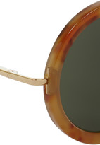 Thumbnail for your product : The Row Round-frame acetate and metal sunglasses